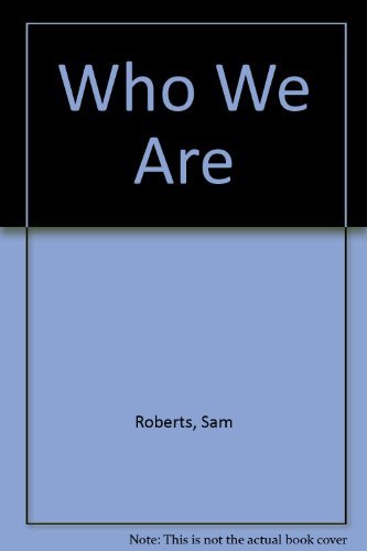 cover image Who We Are:: A Portrait of America Based on the 1990 Census