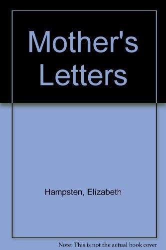 cover image Mother's Letters: Essays