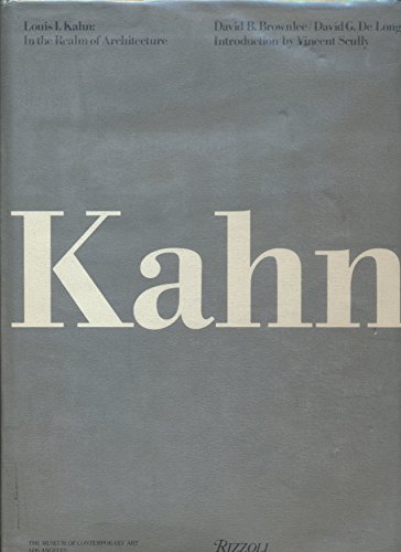 cover image Louis I Kahn in the Realm of Ideas