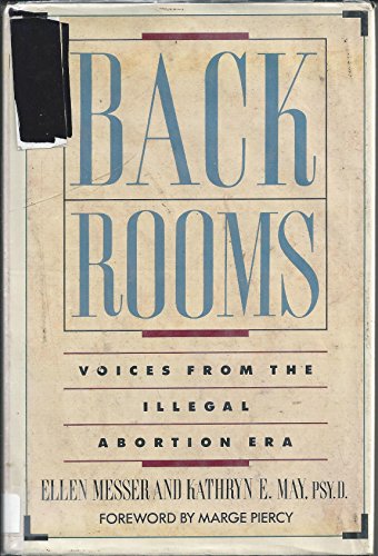 cover image Back Rooms: Voices from the Illegal Abortion Era