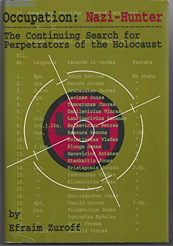 cover image Occupation, Nazi-Hunter: The Continuing Search for the Perpetrators of the Holocaust