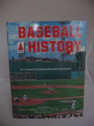 cover image Baseball History: An Annual of Original Research, 1988