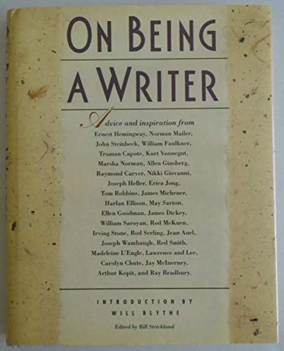 cover image On Being a Writer