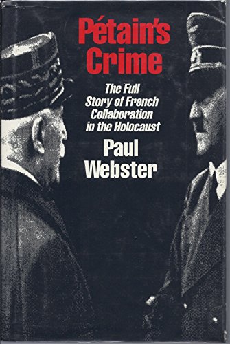 cover image Petain's Crime