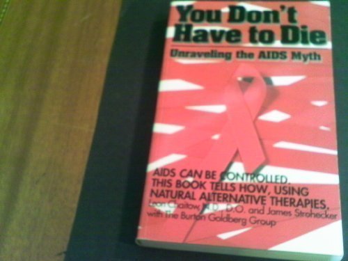 cover image You Dont Have to Dieaids Myth