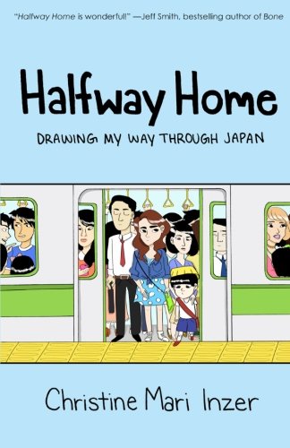 cover image Halfway Home: Drawing My Way Through Japan