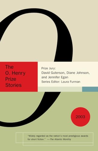 cover image THE O. HENRY PRIZE STORIES 2003