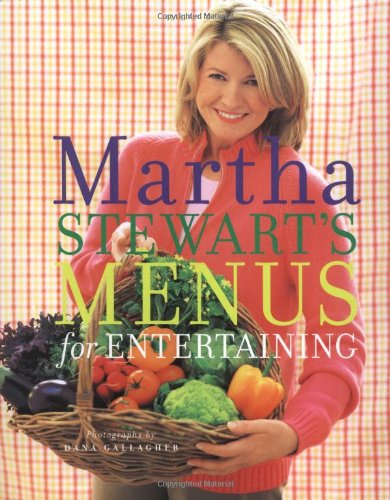 cover image Martha Stewart's Menus for Entertaining
