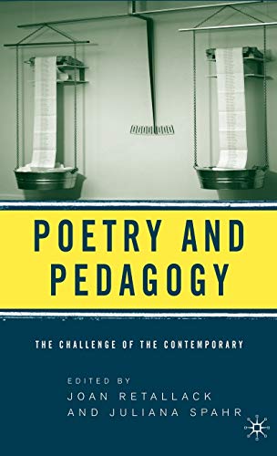 cover image Poetry & Pedagogy: The Challenge of the Contemporary