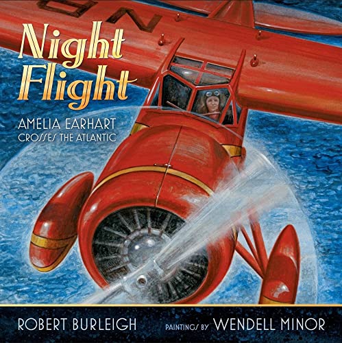 cover image Night Flight: Amelia Earhart Crosses the Atlantic