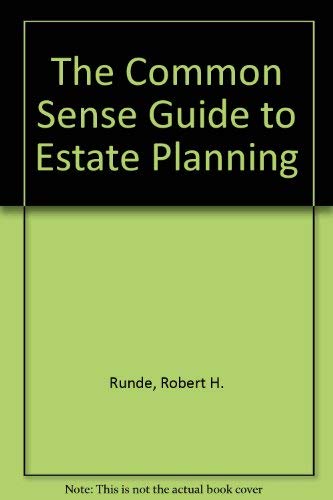 cover image The Commonsense Guide to Estate Planning