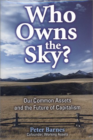 cover image WHO OWNS THE SKY?: Our Common Assets and the Future of Capitalism