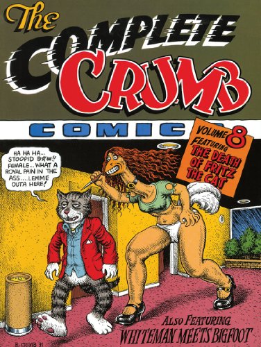cover image Crumb Comics Vol 8 Death of Fritz the Cat