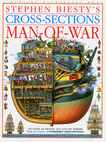 cover image Stephen Biesty's Cross-Sections Man-Of-War
