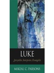 cover image Luke: Storyteller, Interpreter, Evangelist