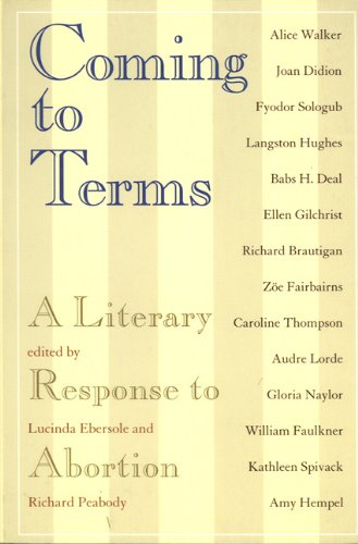 cover image Coming to Terms: A Literary Response to Abortion