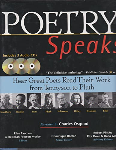 cover image POETRY SPEAKS: Hear the Voice of the Poet from Tennyson to Plath