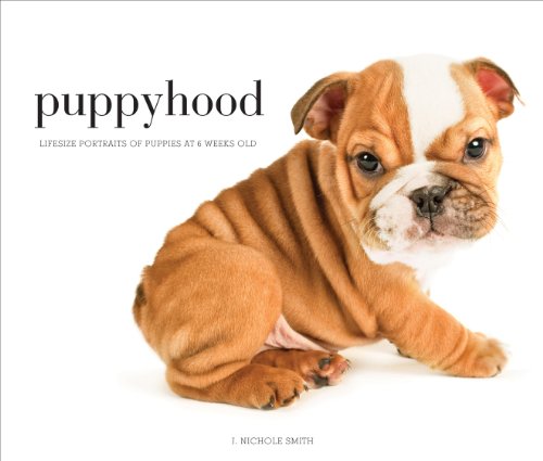 cover image Puppyhood: Life- Size Portraits of Puppies At 6 Weeks Old