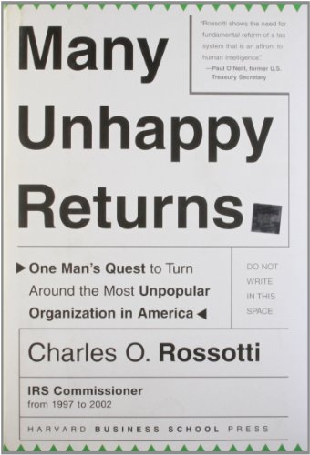 cover image MANY UNHAPPY RETURNS: One Man's Quest to Turn Around the Most Unpopular Organization in America