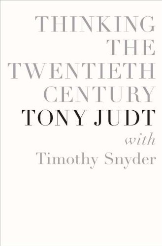 cover image Thinking the Twentieth Century 