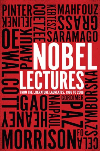 cover image Nobel Lectures: From the Literature Laureates, 1986–2006