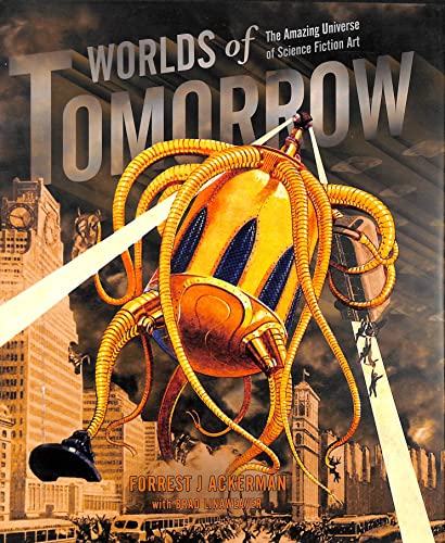 cover image Worlds of Tomorrow: The Amazing Universe of Science Fiction Art