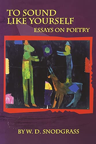 cover image To Sound Like Yourself: Essays on Poetry