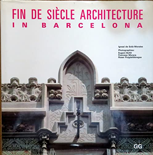 cover image Fin de Siecle Architecture in Barce