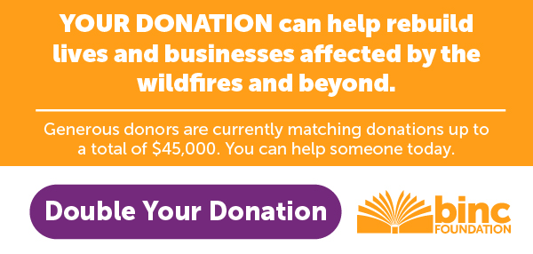 Binc Foundation: 2025 Fires Donations 