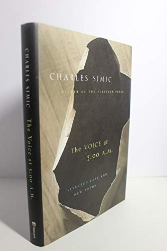 cover image THE VOICE AT 3:00 A.M.: Selected Late and New Poems