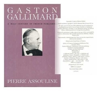 Gaston Gallimard: A Half-Century of French Publishing