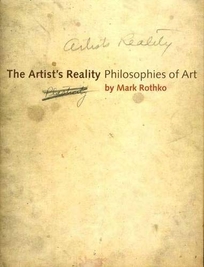 The Artist's Reality: Philosophies of Art