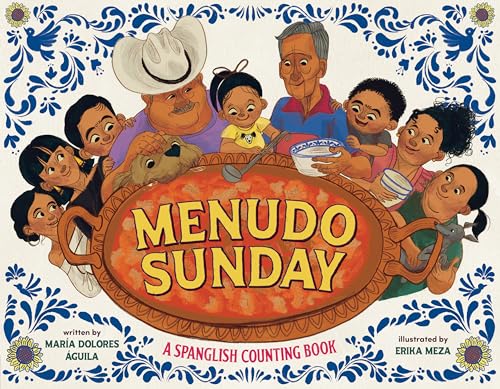 cover image Menudo Sunday: A Spanglish Counting Book