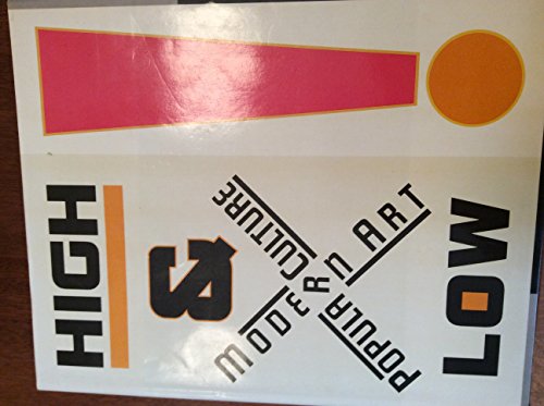 cover image High and Low: Modern Art and Popular Culture
