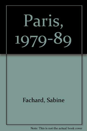 cover image Paris 1979-1989