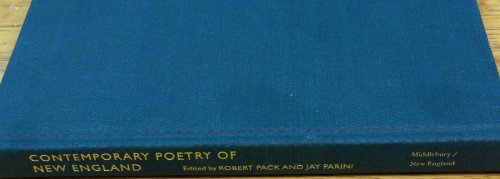 cover image Contemporary Poetry of New England