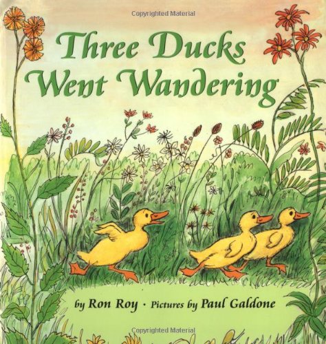 cover image THREE DUCKS WENT WANDERING