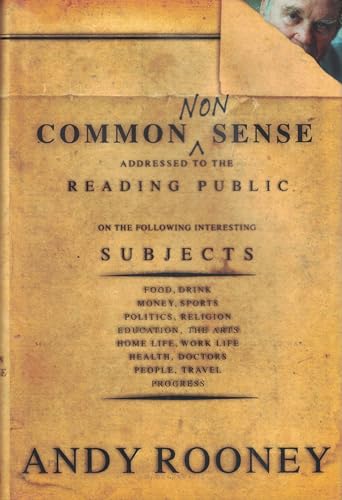 cover image COMMON NONSENSE