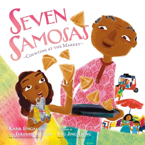 cover image Seven Samosas: Counting at the Market 