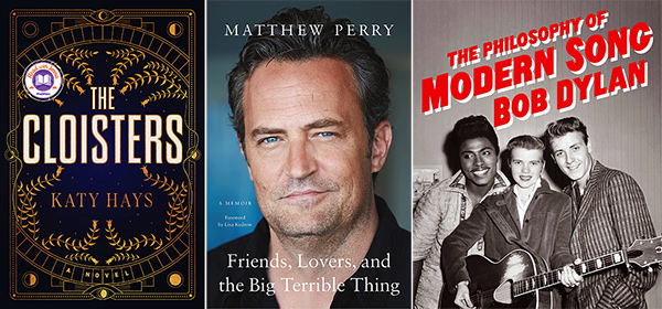 Matthew Perry, Bono and Bob Dylan are best selling authors this week