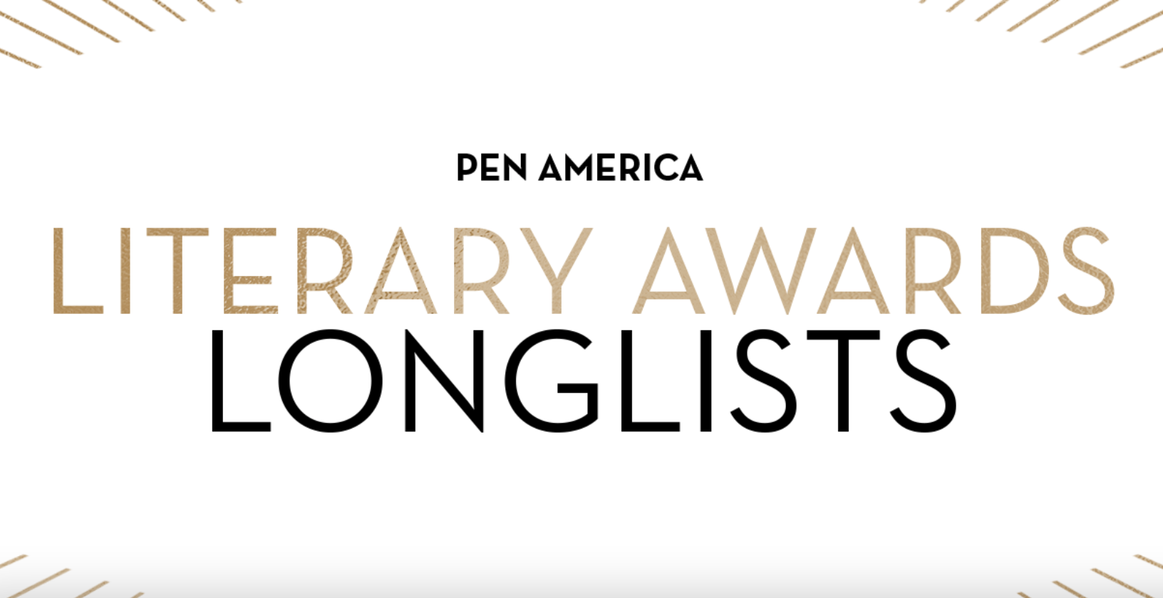 PEN Awards Longlists Announced